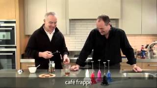 How to make a frappé coffee using an aerolatte milk frother [upl. by Oinotnaesoj]