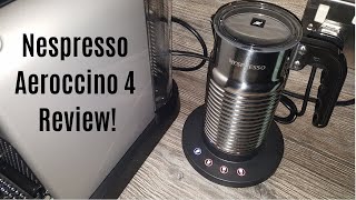 Nespresso Aeroccino 4 Milk Frother Review  Worth upgrading from the Aeroccino 3 [upl. by Rafa427]