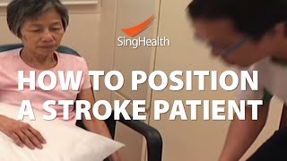 How To Position A Stroke Patient [upl. by Brnaba5]