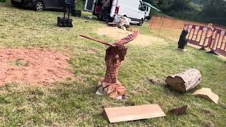 A fabulous range of wooden sculpture at Caerleon festival 2024 [upl. by Tucky548]