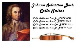 Johann Sebastian Bach  Cello suites in 432 Hz great for reading or studying [upl. by Mcclees]