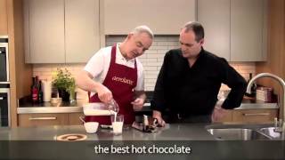 How to make a hot chocolate using an aerolatte milk frother [upl. by Rauscher]