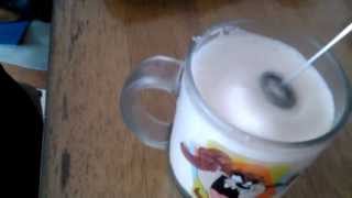 Aerolatte Review Frothing Cold Milk In Under 1 Minute [upl. by Ratcliff357]